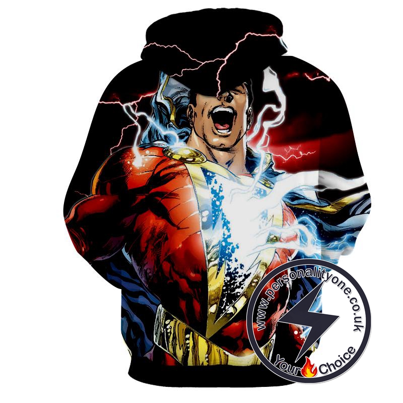 Shazam Power - Shazam 3D - Shazam Hoodies